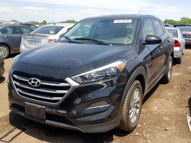 KM8J23A46HU578427 - 2017 HYUNDAI TUCSON SE BLACK photo 2