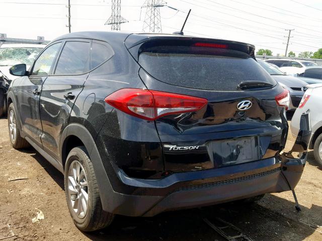 KM8J23A46HU578427 - 2017 HYUNDAI TUCSON SE BLACK photo 3