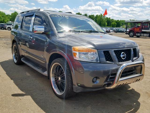 5N1AA08D08N618759 - 2008 NISSAN ARMADA SE GRAY photo 1