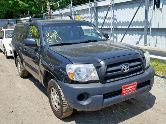 5TENX4CN1AZ735345 - 2010 TOYOTA TACOMA BLACK photo 1