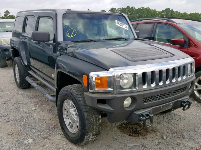 5GTDN136868318007 - 2006 HUMMER H3 BLACK photo 1