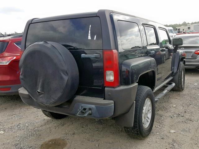 5GTDN136868318007 - 2006 HUMMER H3 BLACK photo 4