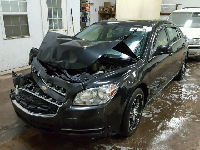 1G1ZH57BX9F229003 - 2009 CHEVROLET MALIBU 1LT BLACK photo 2