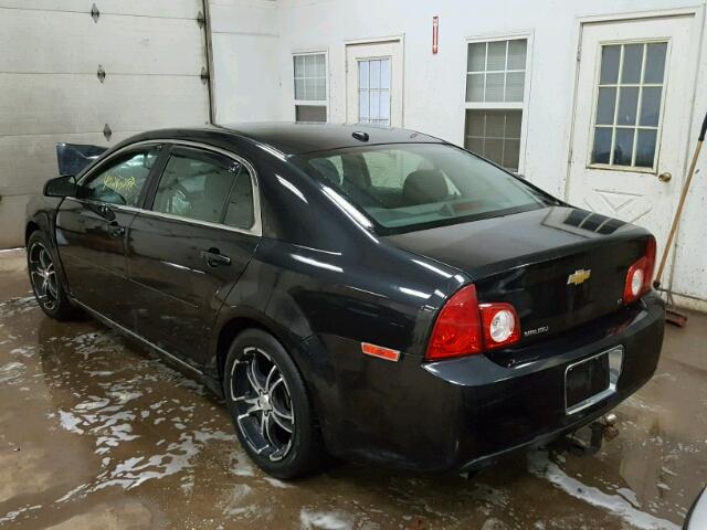 1G1ZH57BX9F229003 - 2009 CHEVROLET MALIBU 1LT BLACK photo 3