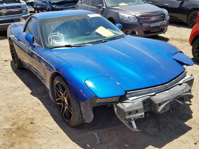 1G1YY12S825106355 - 2002 CHEVROLET CORVETTE Z BLUE photo 1