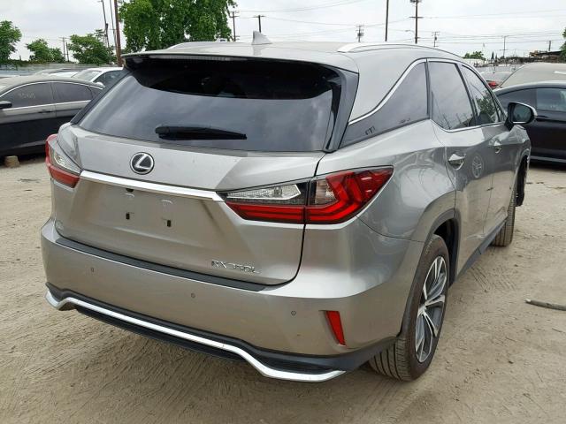 JTJGZKCA8J2004417 - 2018 LEXUS RX 350 L GRAY photo 4