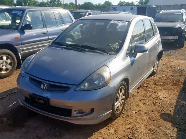 JHMGD37657S054129 - 2007 HONDA FIT S 灰色 照片 2