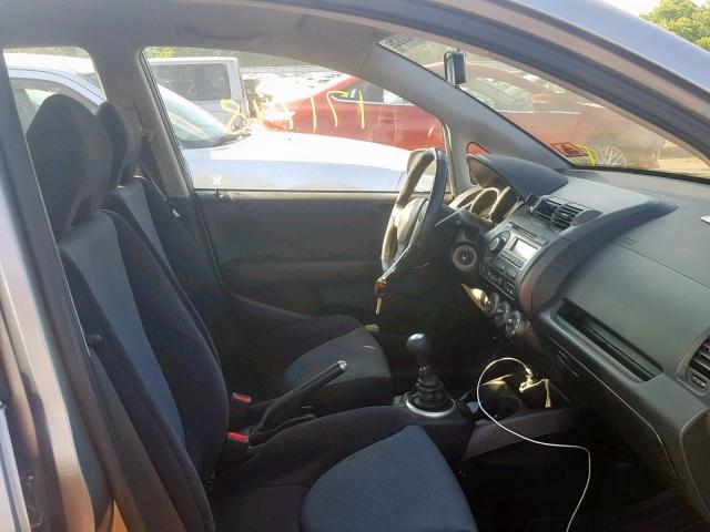 JHMGD37657S054129 - 2007 HONDA FIT S 灰色 照片 5