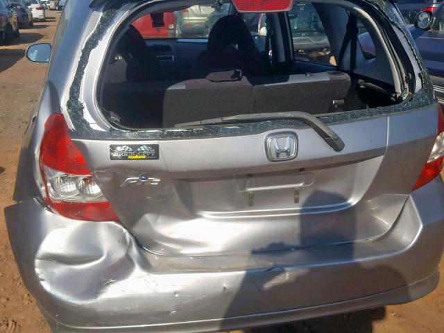JHMGD37657S054129 - 2007 HONDA FIT S 灰色 照片 9