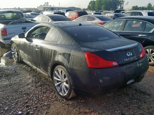 JNKCV64E18M113529 - 2008 INFINITI G37 BASE BLACK photo 3