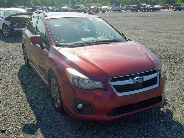 JF1GPAS66E8215219 - 2014 SUBARU IMPREZA SP MAROON photo 1