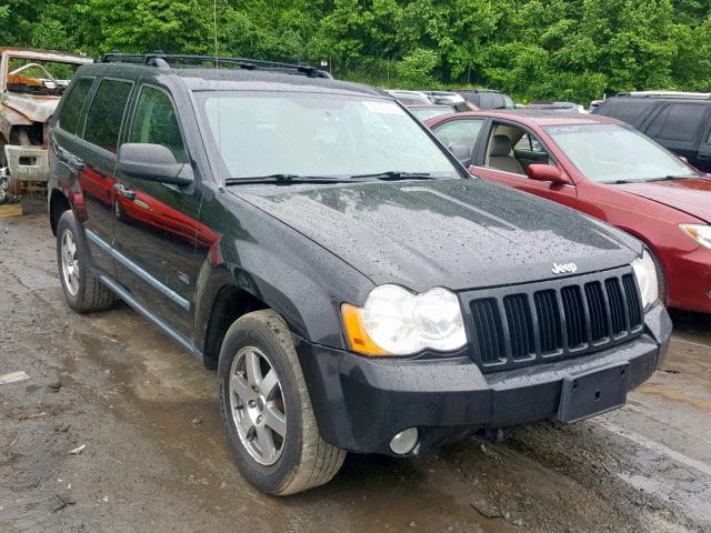 1J8GR48K88C148756 - 2008 JEEP GRAND CHER BLACK photo 1