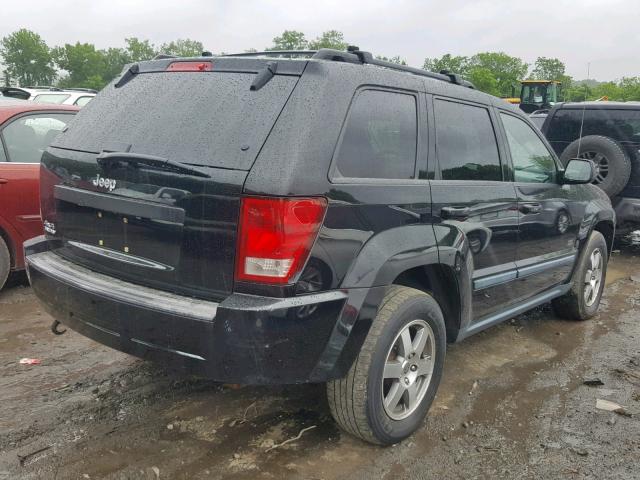 1J8GR48K88C148756 - 2008 JEEP GRAND CHER BLACK photo 4