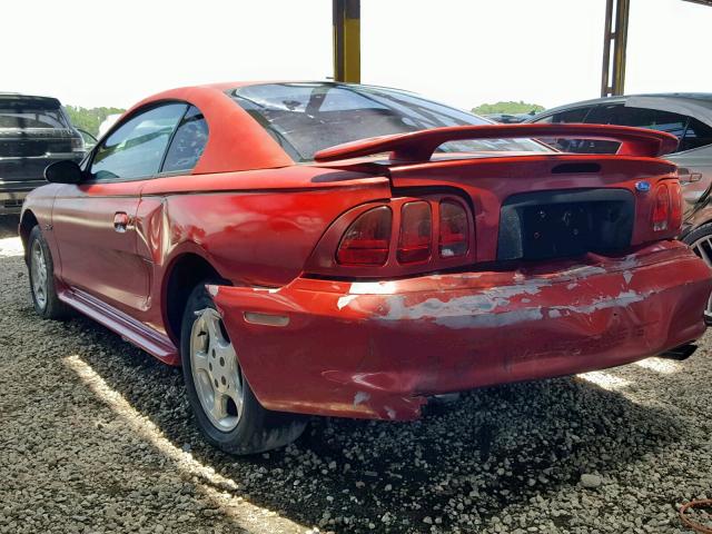 1FALP42X7TF199212 - 1996 FORD MUSTANG GT RED photo 3