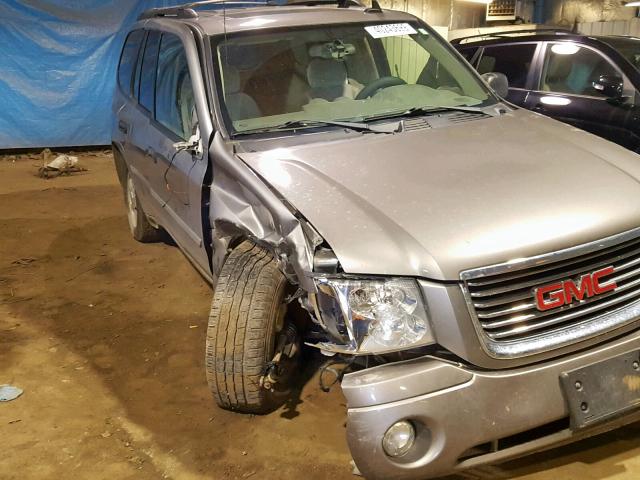 1GKDT13S182143295 - 2008 GMC ENVOY SILVER photo 9