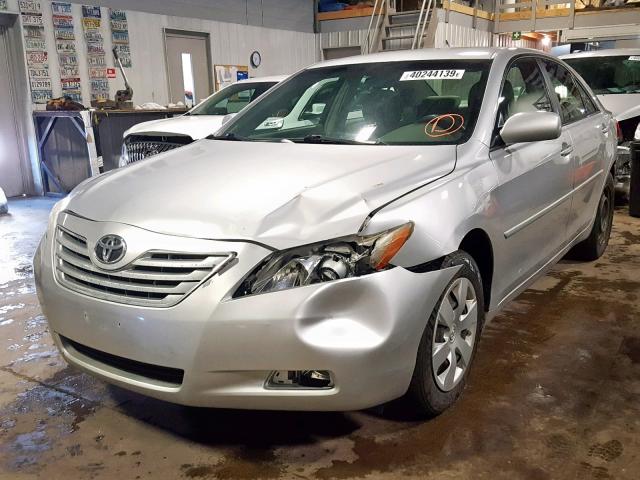 4T1BE46K17U166200 - 2007 TOYOTA CAMRY NEW SILVER photo 2