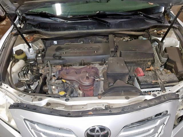 4T1BE46K17U166200 - 2007 TOYOTA CAMRY NEW SILVER photo 7