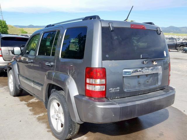 1C4PJMCK4CW118215 - 2012 JEEP LIBERTY LI GRAY photo 3