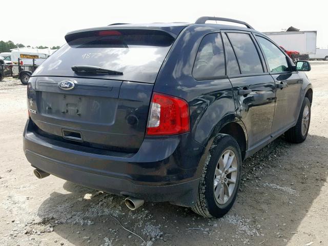 2FMDK3GC5DBE33066 - 2013 FORD EDGE SE BLACK photo 4