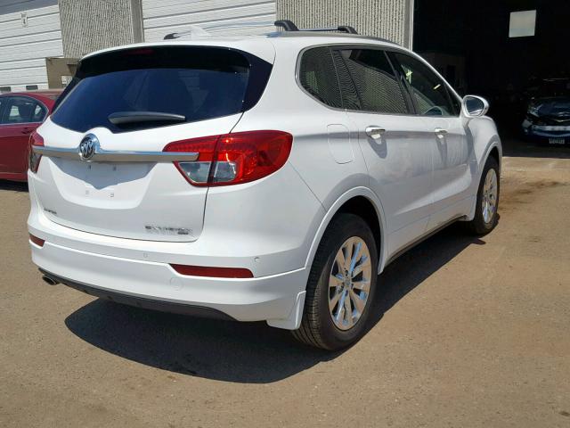 LRBFX2SA6JD003050 - 2018 BUICK ENVISION E WHITE photo 4