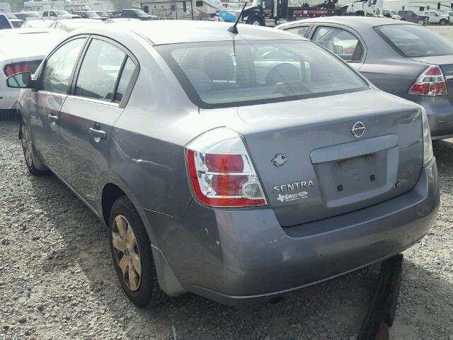 3N1AB61E58L689353 - 2008 NISSAN SENTRA 2.0 GRAY photo 3