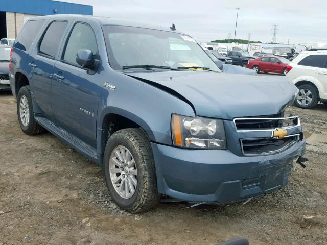 1GNFK13539R136527 - 2009 CHEVROLET TAHOE HYBR BLUE photo 1