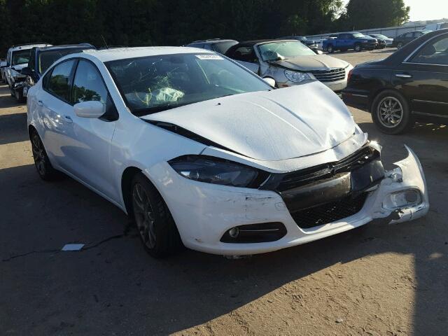 1C3CDFBB7FD112366 - 2015 DODGE DART SXT WHITE photo 1