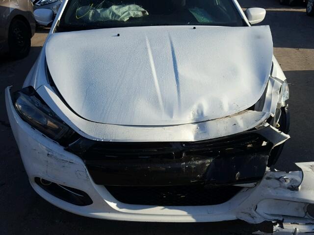 1C3CDFBB7FD112366 - 2015 DODGE DART SXT WHITE photo 7