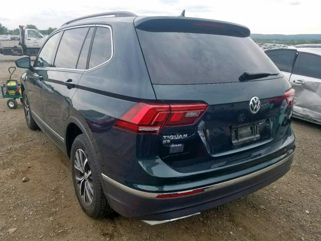 3VV2B7AX6JM193410 - 2018 VOLKSWAGEN TIGUAN SE GREEN photo 3