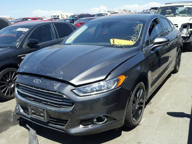 3FA6P0RU5GR386295 - 2016 FORD FUSION TIT GRAY photo 2