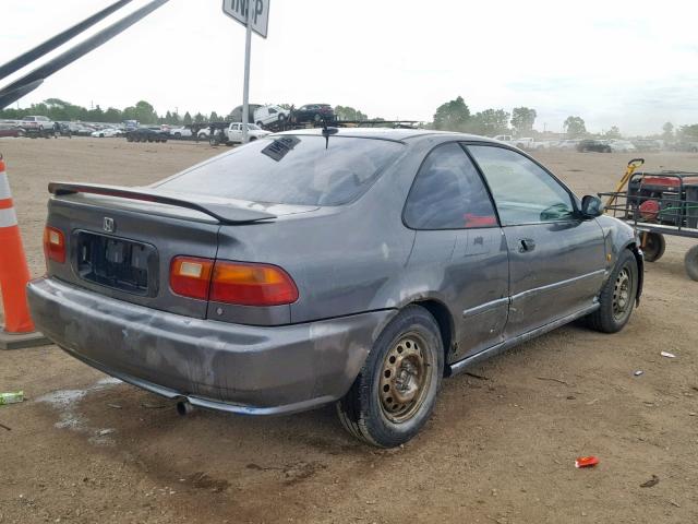 2HGEJ2227RH547127 - 1994 HONDA CIVIC DX GRAY photo 4