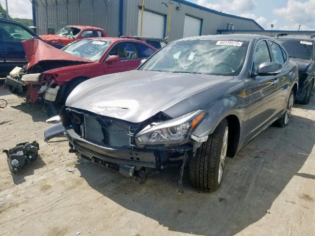 JN1BY1AR3KM585790 - 2019 INFINITI Q70 3.7 LU GRAY photo 2