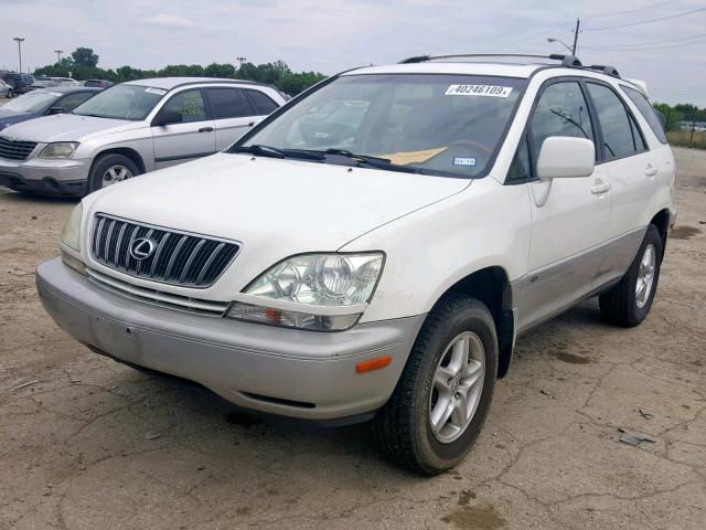 JTJGF10U310101103 - 2001 LEXUS RX 300 WHITE photo 2