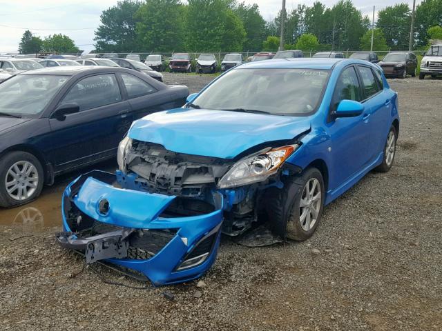 JM1BL1H52A1341434 - 2010 MAZDA 3 S BLUE photo 2