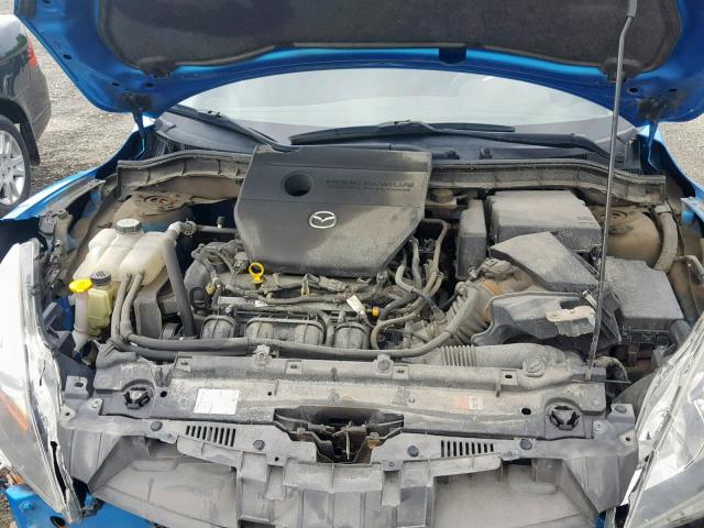 JM1BL1H52A1341434 - 2010 MAZDA 3 S BLUE photo 7