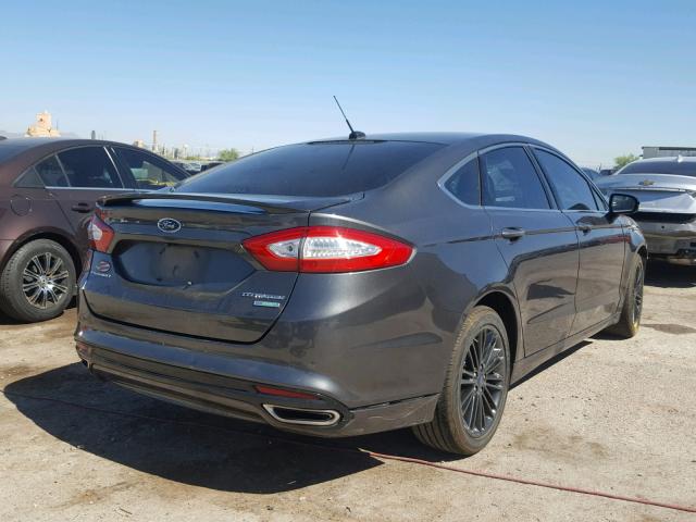 3FA6P0K98GR356701 - 2016 FORD FUSION TIT CHARCOAL photo 4