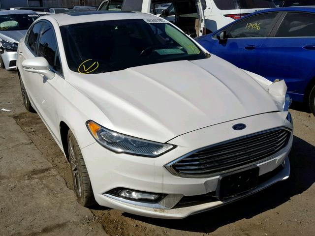 3FA6P0K93HR124914 - 2017 FORD FUSION TIT WHITE photo 1