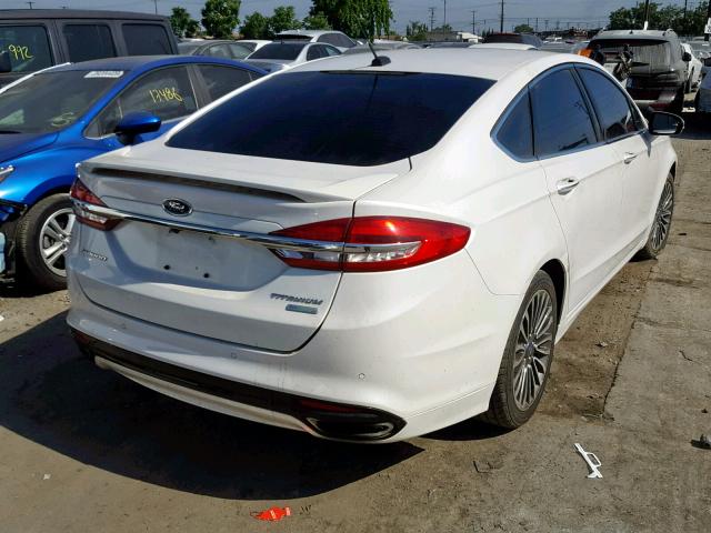 3FA6P0K93HR124914 - 2017 FORD FUSION TIT WHITE photo 4