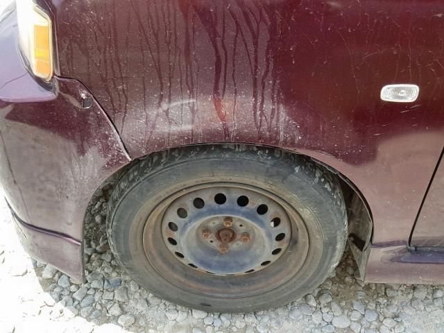 JTLKT324164050025 - 2006 TOYOTA SCION XB 栗色 照片 9