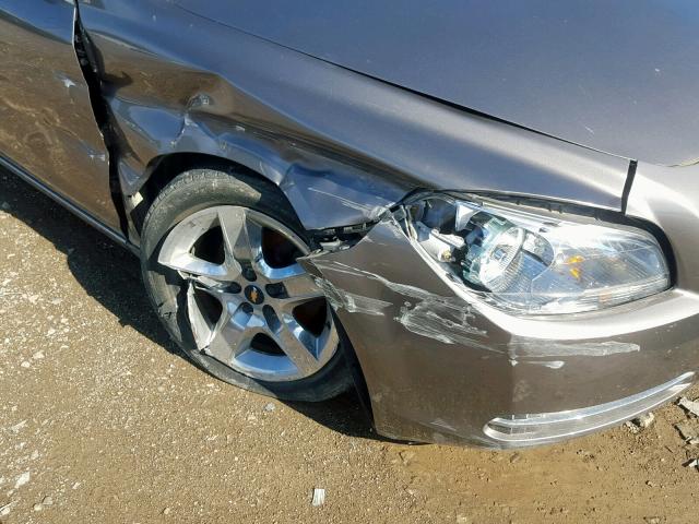 1G1ZC5EB4AF321715 - 2010 CHEVROLET MALIBU 1LT 棕色 照片 9