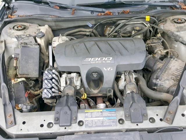 2G2WS522151146018 - 2005 PONTIAC GRAND PRIX GRAY photo 7