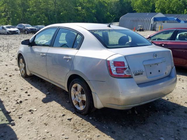 3N1AB61E98L727747 - 2008 NISSAN SENTRA 2.0 SILVER photo 3