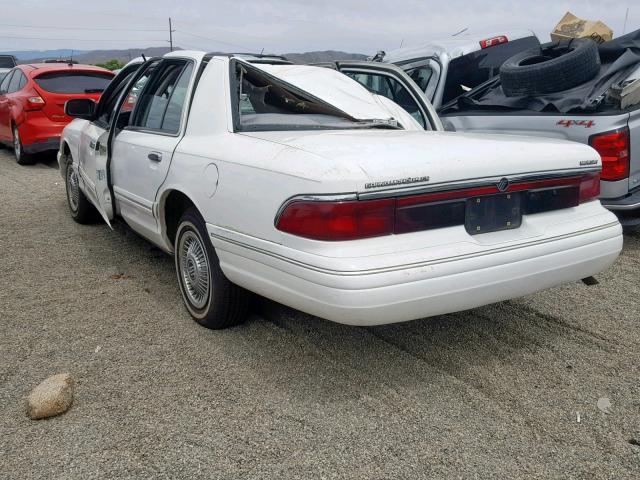 2MELM74W8VX611510 - 1997 MERCURY GRAND MARQ WHITE photo 3