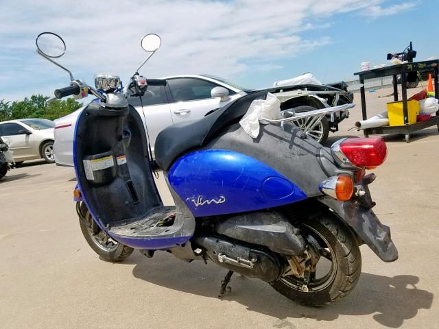 LPRSA30A17A133266 - 2007 YAMAHA XC50 BLUE photo 3