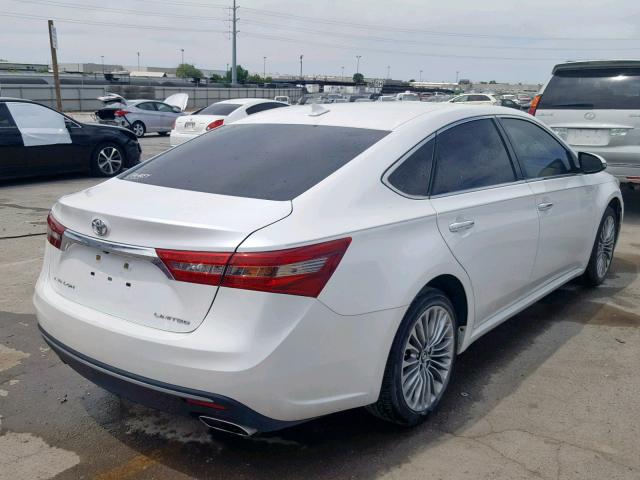 4T1BK1EB0GU214357 - 2016 TOYOTA AVALON XLE WHITE photo 4