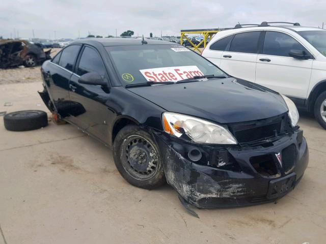 1G2ZF57B084175755 - 2008 PONTIAC G6 VALUE L BLACK photo 1