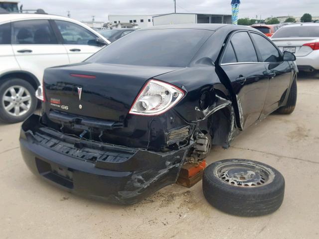 1G2ZF57B084175755 - 2008 PONTIAC G6 VALUE L BLACK photo 4