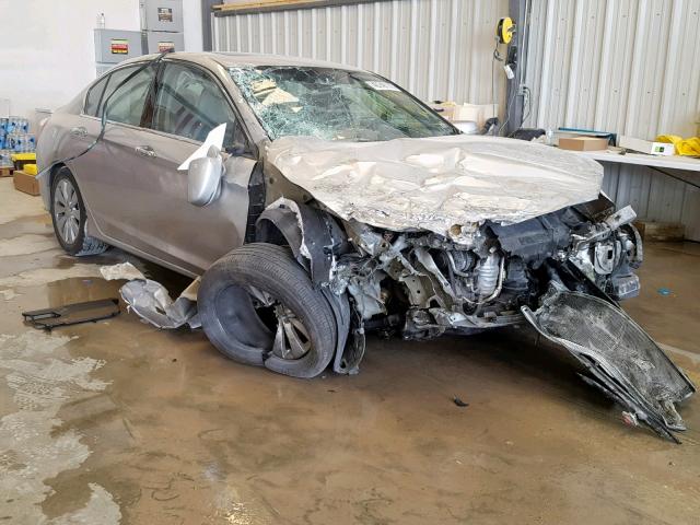 1HGCR3F87FA014516 - 2015 HONDA ACCORD EXL SILVER photo 1