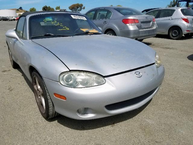 JM1NB353210219192 - 2001 MAZDA MX-5 MIATA SILVER photo 1