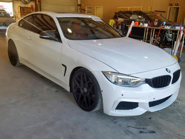 WBA3R1C5XEK190480 - 2014 BMW 435 I WHITE photo 1